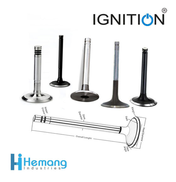 Auto Engine Valves Manufacturers - Genuine Auto Parts Engine Valves Manufacturers Best Quality in Rajkot - Gujarat - India