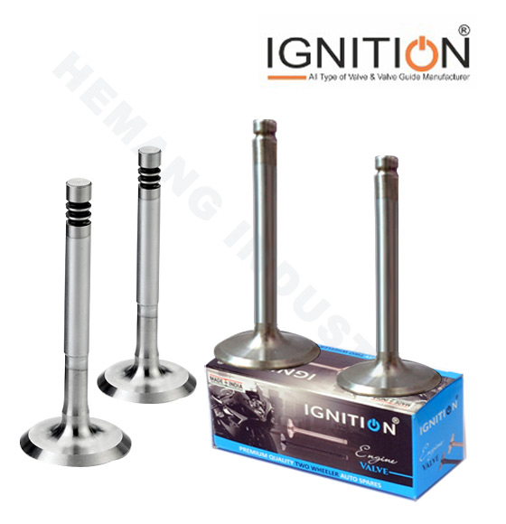 Stailess Steel Engine Valve Manufacturer - Suppliers - Exporters - Two - Three - Four Wheeler Engine Valve